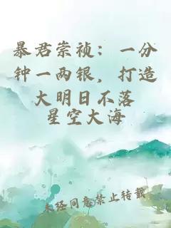 暴君崇祯:一分钟一两银,打造大明日不落